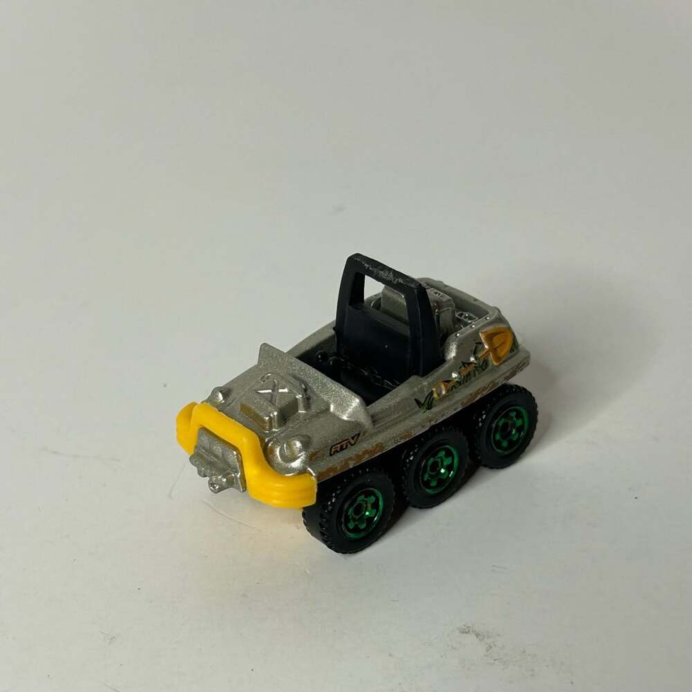 Matchbox ATV 6x6 Silver Toy Car Vehicle
